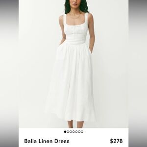 Reformation Balia Linen Dress